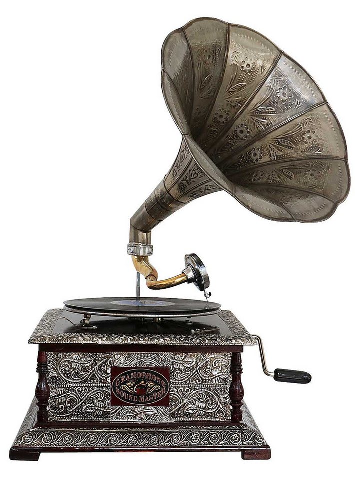 Aubaho Dekoobjekt Nostalgie Grammophon Gramophone Dekoration mit Trichter Grammofon Anti Aubaho Dekoobjekt Nostalgie Grammophon Gramophone Dekoration mit Trichter Grammofon Anti von Aubaho