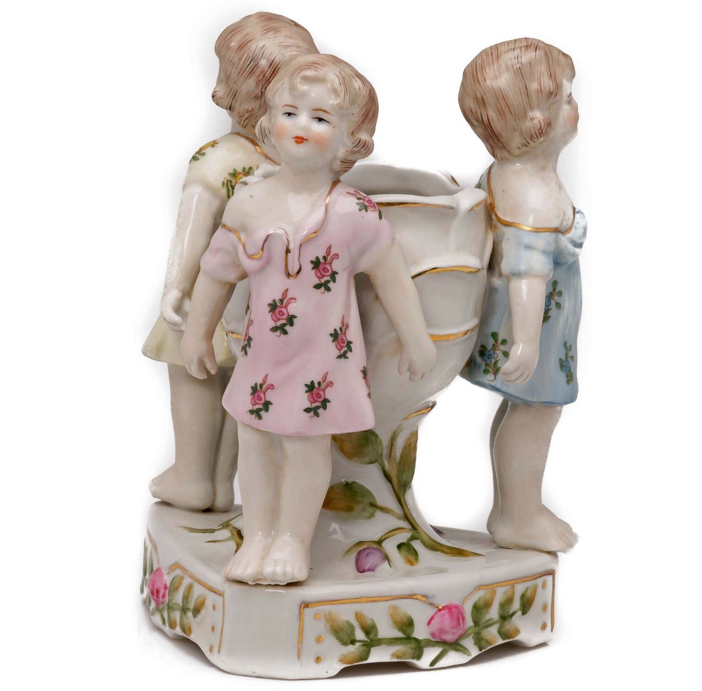 Aubaho Dekoobjekt Porzellan Schale Vase Anbietschale Kinder antik Stil Kerzen Leuchter Aubaho Dekoobjekt Porzellan Schale Vase Anbietschale Kinder antik Stil Kerzen Leuchter von Aubaho