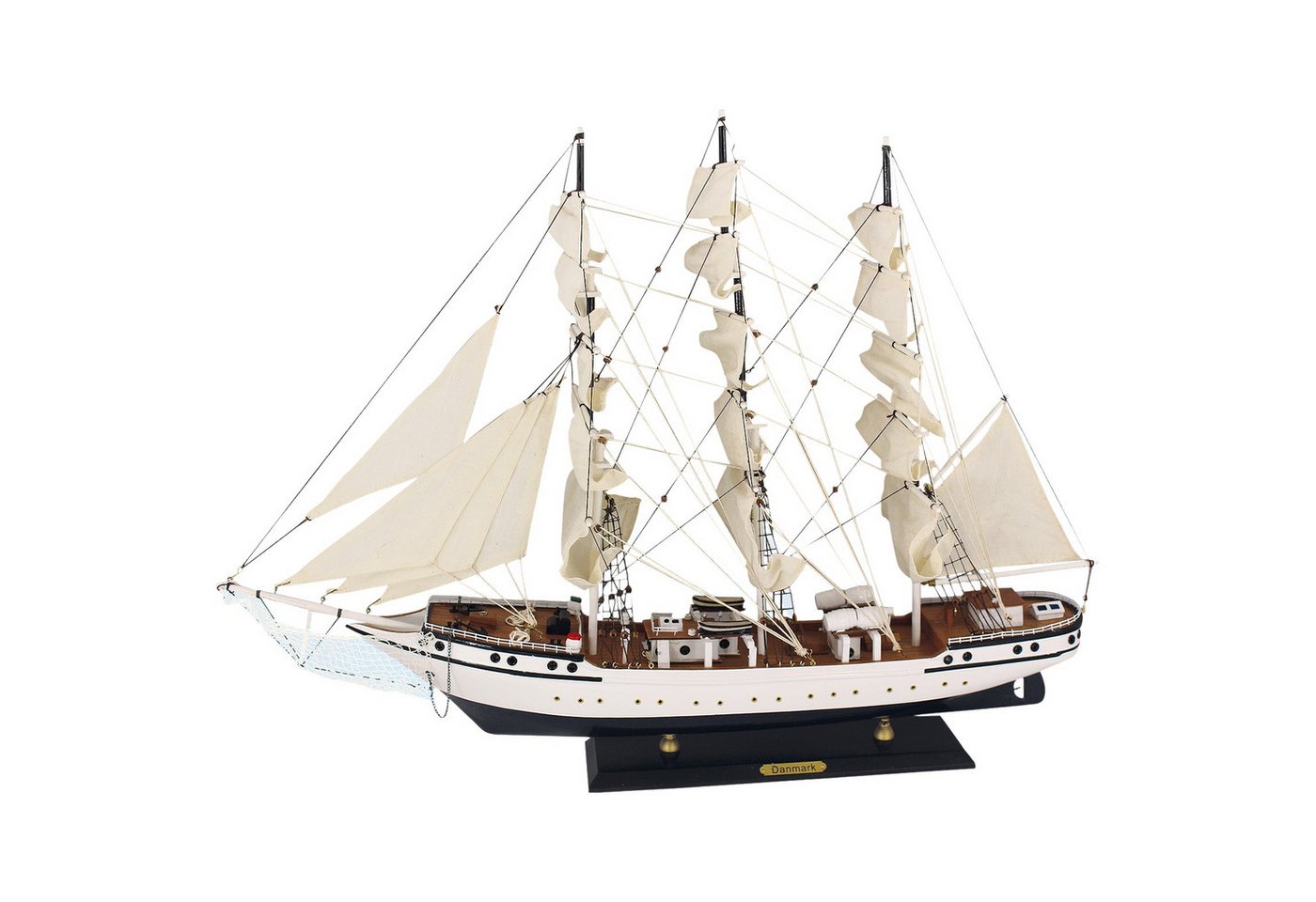 Aubaho Dekoobjekt Segelschiff Danmark Modellschiff Segelschulschiff Holz Schiff - kein B Aubaho Dekoobjekt Segelschiff Danmark Modellschiff Segelschulschiff Holz Schiff - kein B von Aubaho