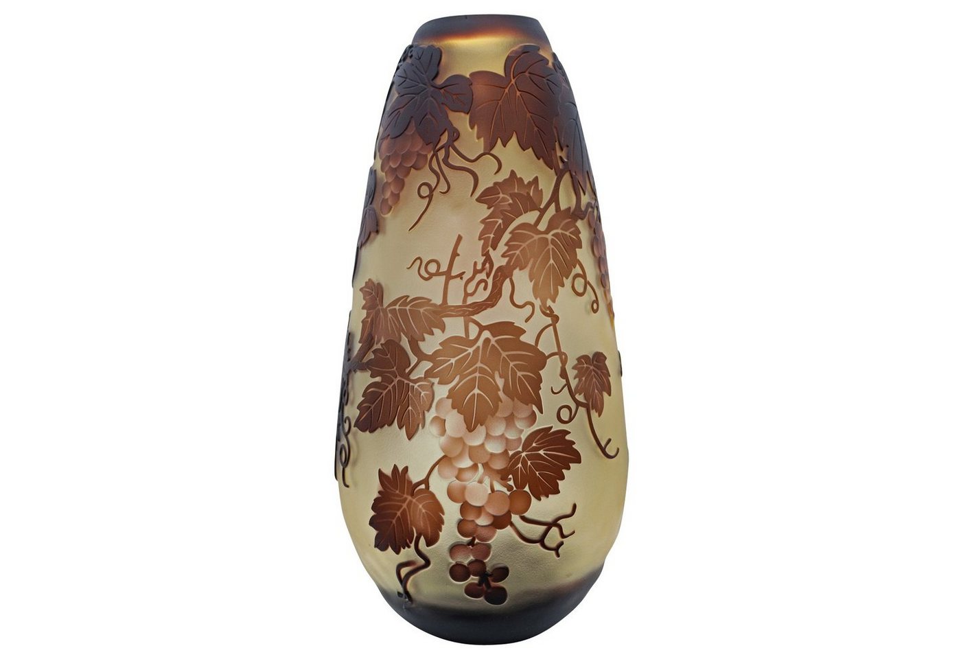 Aubaho Dekoobjekt Vase Replika nach Galle Gallé Weinreben Glas Antik-Jugendstil-Stil Kop Aubaho Dekoobjekt Vase Replika nach Galle Gallé Weinreben Glas Antik-Jugendstil-Stil Kop von Aubaho