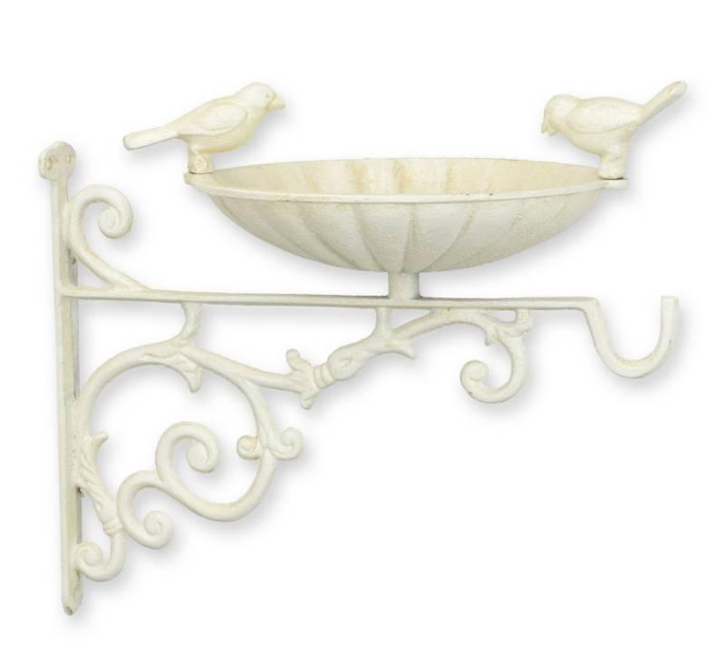 Aubaho Dekoobjekt Vogeltränke Gusseisen mit Haken altweiß Replikat Retro Design Dekorati Aubaho Dekoobjekt Vogeltränke Gusseisen mit Haken altweiß Replikat Retro Design Dekorati von Aubaho