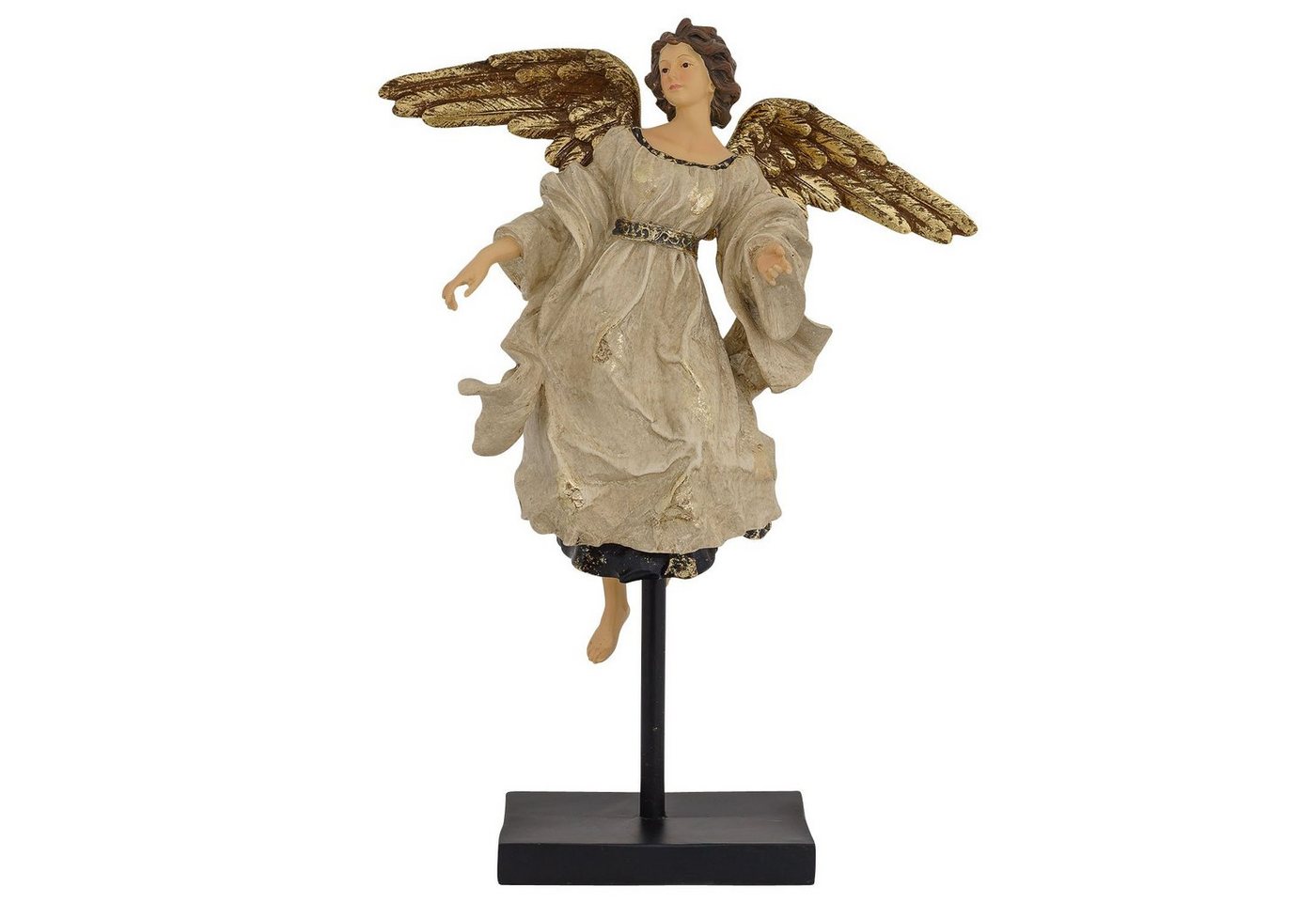 Aubaho Engelfigur Skulptur Engel Engelsfigur Skulptur Figur Dekoration Kunststein Antik- von Aubaho