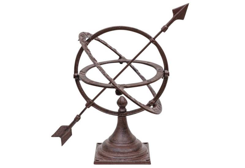 Aubaho Dekoobjekt Sonnenuhr 30cm Eisen Garten Dekoration Nostalgie Antik-Stil von Aubaho