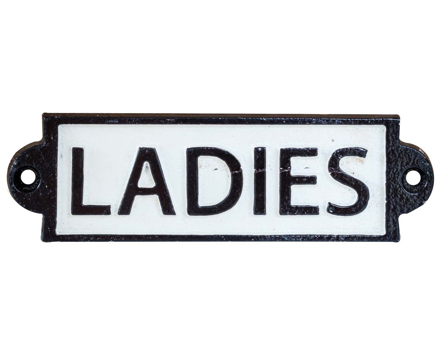 Aubaho Metallschild Nostalgie Türschild Schild Ladies Damen Toilette Gäste WC 16cm Eisen A von Aubaho