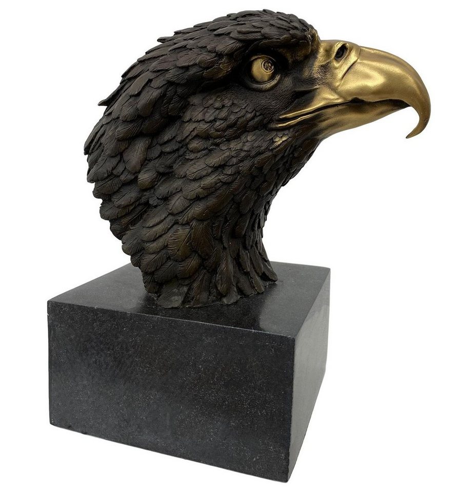 Aubaho Skulptur Bronze Adler Büste Figur Skulptur Statue im Antik-Stil 31cm von Aubaho