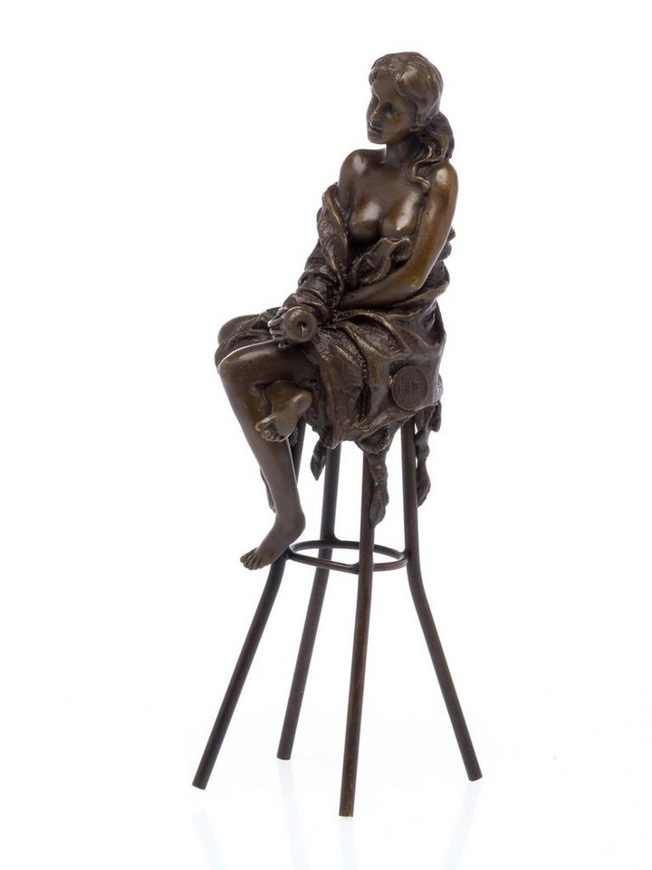 Aubaho Skulptur Bronzeskulptur erotische Kunst Frau Bronze Figur Skulptur Sculpture antik Stil von Aubaho