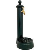 Brunnen Standbrunnen Waschbecken Garten Aluminium 65cm Grün Antik Stil Brunnen Standbrunnen Waschbecken Garten Aluminium 65cm Grün Antik Stil von Aubaho