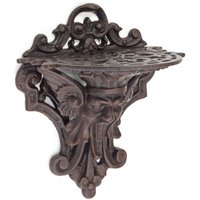Gargoyle Regal Wandregal Konsole Wandkonsole Fabelwesen Garten Eisen Antik-stil von Aubaho