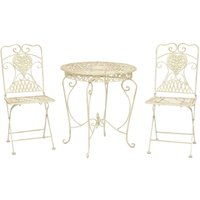 Gartentisch Und 2 Stühle Bistrotisch Eisen Garten Antik Stil Gartenmöbel Weiss Gartentisch Und 2 Stühle Bistrotisch Eisen Garten Antik Stil Gartenmöbel Weiss von Aubaho
