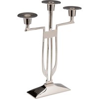 Kerzenleuchter 38cm Kerzenständer Vernickelt Leuchter Candlestick Antik Stil von Aubaho