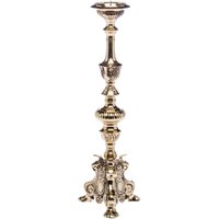 Leuchter Kerzenleuchter Altarleuchter Kerzenständer Antik Stil Farbe Gold 46cm von Aubaho