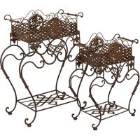 Paar Pflanzgefäß Pflanzbehälter Hochbeet Pflanzkübel Garten Antik-stil Paar Pflanzgefäß Pflanzbehälter Hochbeet Pflanzkübel Garten Antik-stil von Aubaho