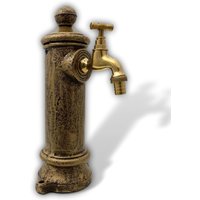 Sehr Kleiner 30cm Standbrunnen Hydrant Gartenbrunnen Brunnen Gold Antik-Stil Sehr Kleiner 30cm Standbrunnen Hydrant Gartenbrunnen Brunnen Gold Antik-Stil von Aubaho