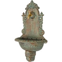 Waschbecken Wandbrunnen Garten Eisen Antik-stil Brunnen 76cm Grün Waschbecken Wandbrunnen Garten Eisen Antik-stil Brunnen 76cm Grün von Aubaho