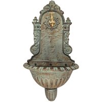Waschbecken Wandbrunnen Garten Eisen Antik-stil Brunnen Grün 65cm Waschbecken Wandbrunnen Garten Eisen Antik-stil Brunnen Grün 65cm von Aubaho