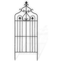 Zaun Spalier Rankhilfe Beeteinfassung Metall Lilie Fleur De Lis 173cm Antik-stil Zaun Spalier Rankhilfe Beeteinfassung Metall Lilie Fleur De Lis 173cm Antik-stil von Aubaho