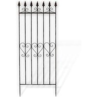 Zaun Spalier Rankhilfe Beeteinfassung Metall Lilie Fleur De Lis 183cm Antik-stil Zaun Spalier Rankhilfe Beeteinfassung Metall Lilie Fleur De Lis 183cm Antik-stil von Aubaho