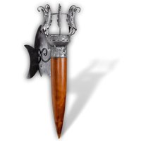 xl Wandleuchter Wandfackel Kerzenhalter Fackel Mittelalter Burgfackel Antik-stil von Aubaho