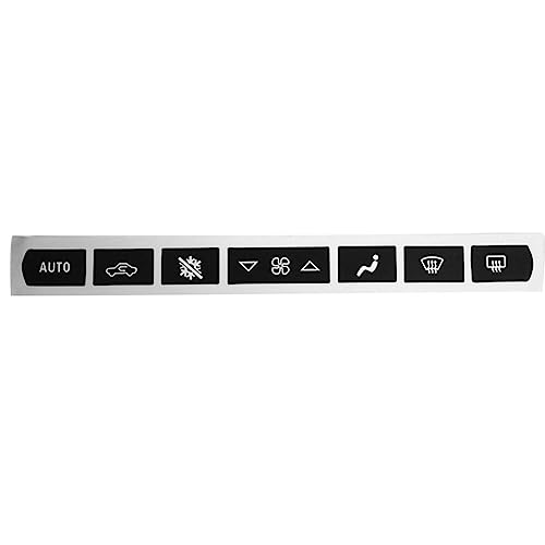 Aublinto Auto Innenaufkleber,Auto Klimabedienteil Aufkleber,für C6 2005–2013 von Aublinto