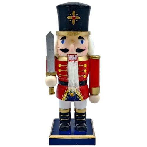 Aublinto Holz Nussknacker Soldaten Weihnachten Nussknacker Figure Original Erzgebirgische Volkskunst Kleiner Deko-Nussknacker im klassischen Design Xmas Weihnachtsdekoration Weihnachtsschmuck Aublinto Holz Nussknacker Soldaten Weihnachten Nussknacker Figure Original Erzgebirgische Volkskunst Kleiner Deko-Nussknacker im klassischen Design Xmas Weihnachtsdekoration Weihnachtsschmuck von Aublinto