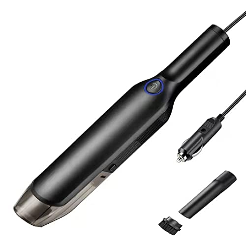 Aublinto Kabel Handstaubsauger,12V Mini Autostaubsauger Tragbarer Auto Handstaubsauger Auto Staubsauger mit Kabel und Leistungsstarker Saugladestation für Tierhaare, Küche, Büro, Auto von Aublinto
