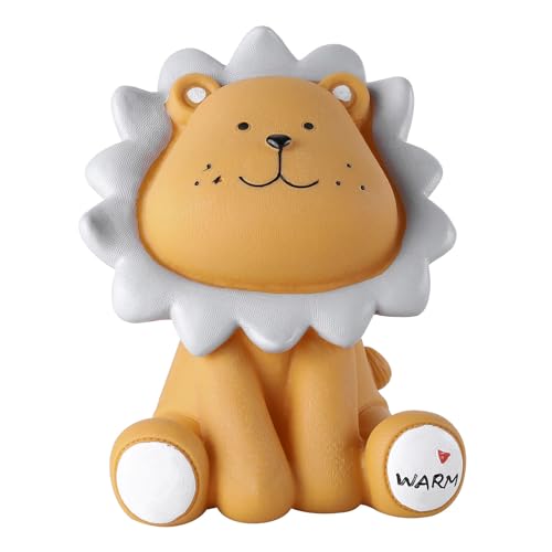 Aublinto Löwe Sparschwein Spardosen Für Kinder Süßes Sparschwein Spardosen Für Mädchen Jungen Für Geburtstage Neujahr Desktop Schreibtisch Ornament Spielfigur Dekoration von Aublinto