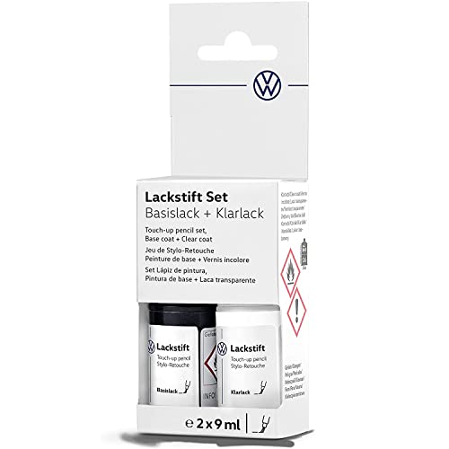 Audi Original Lackstift Set Peppergrey Metallic LD7R kompatibel VW von Audi
