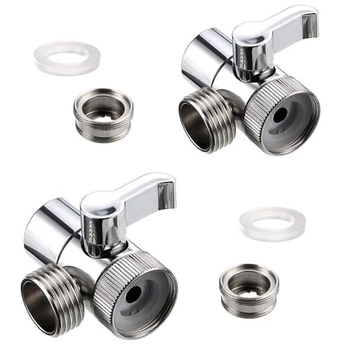 3 Wege Diverter Ventil Messing Wasserhahn 3 Wege Umschaltventil Wasserhahn Faucet Diverter FüR Badezimmer, KüChen, AußEnwasserhäHne Und Feststehende BrauseköPfe von Audio frequency%