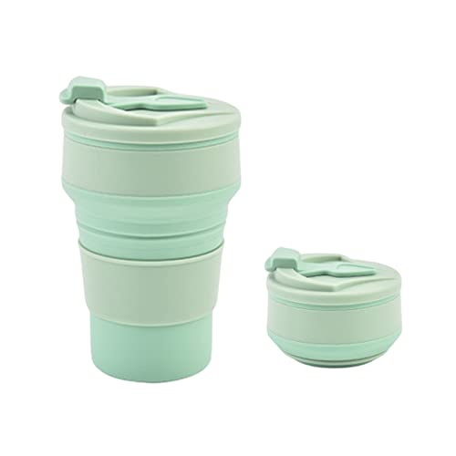 Faltbarer Kaffeebecher Faltbarer Becher Faltbare Tasse Foldable Cup Silicone Wiederverwendbarer, Auslaufsicherer, Zusammenklappbarer Reisebecher FüR Zu Hause Und Im Freien von Audio frequency%