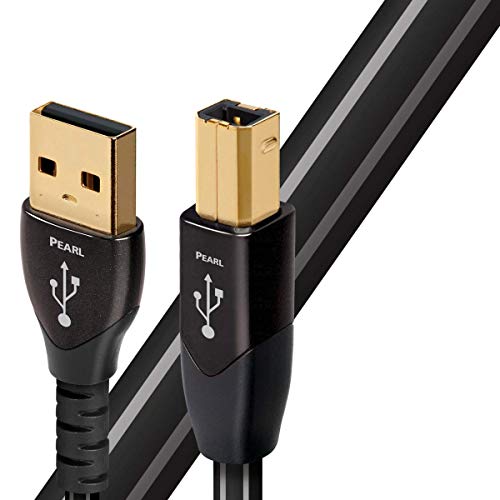 AudioQuest 0.75m Pearl USB A-B USB Kabel 0,75 m USB B Schwarz von audioquest