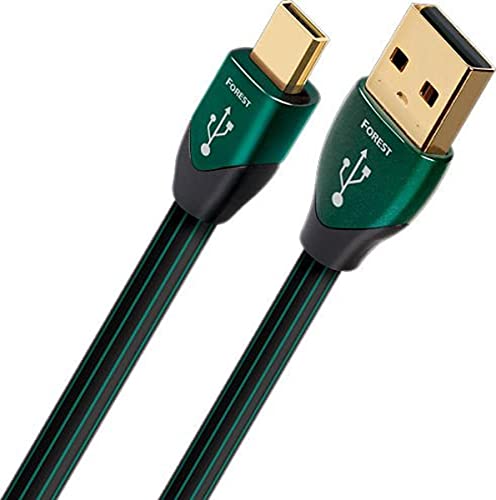 Audioquest Forest Micro-USB-Kabel 1,5 Meter, USB A, Micro-USB B Stecker/Stecker, USB 2.0, Schwarz von audioquest