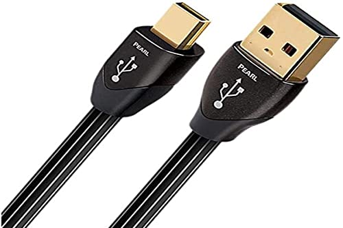 Audioquest Pearl Kabel 0,75 Meter, (USB A, Micro-USB B, 2.0, Stecker/Stecker, Schwarz) von audioquest