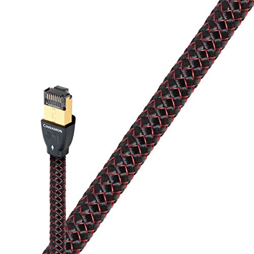 AudioQuest 0,75 m RJ/E Cinnamon Netzwerkkabel 0,75 m Cat7 schwarz – Netzwerkkabel (0,75 m, Cat7, RJ-45, RJ-45, schwarz) von audioquest