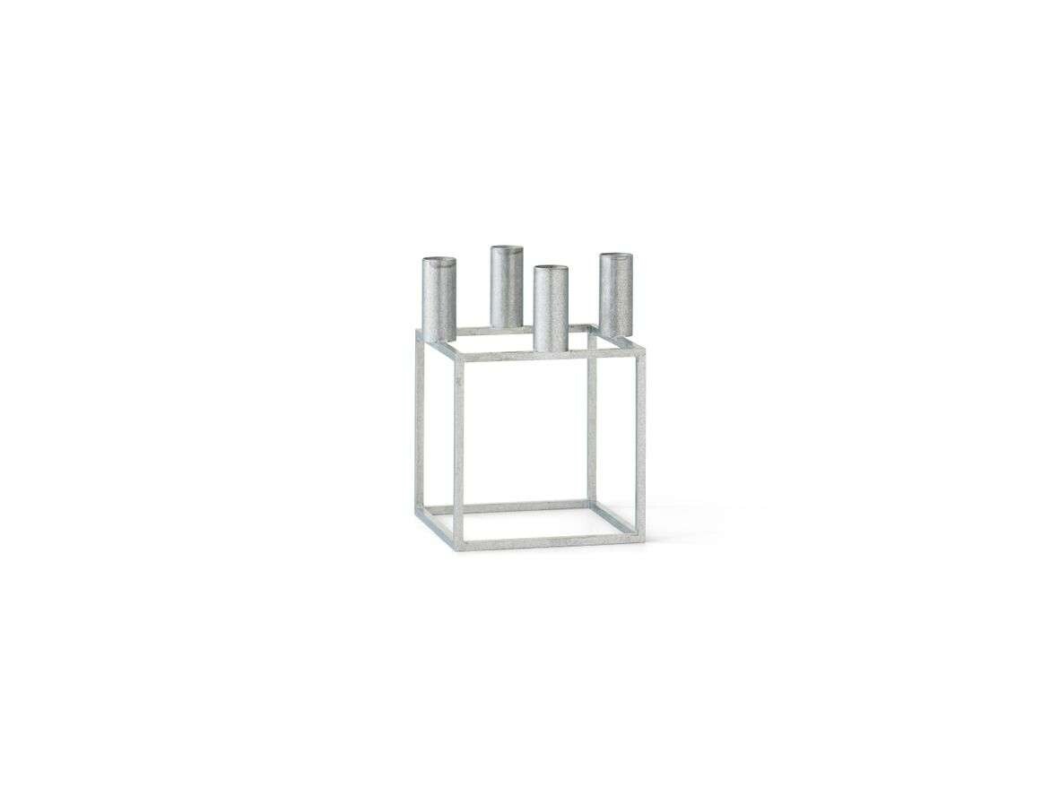 Audo Copenhagen - Kubus 4 Candler Holder Zinc Audo Copenhagen von Audo Copenhagen