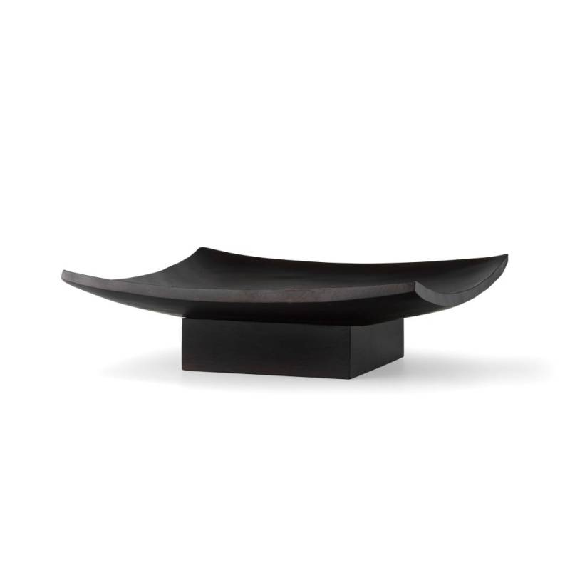 Audo Copenhagen - Relevé Platter - quadratische Holzschale aus Akazie von Audo Copenhagen