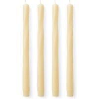 Kerze Set Twist Tapered ivory von Audo Copenhagen