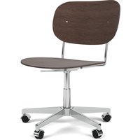 Stuhl Co Task Chair dark stained oak/aluminium von Audo Copenhagen