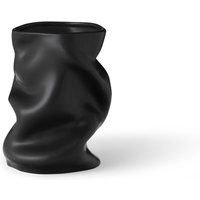 Audo - Collapse Vase, H 20 cm, schwarz von Audo