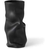 Audo - Collapse Vase, H 30 cm, schwarz von Audo