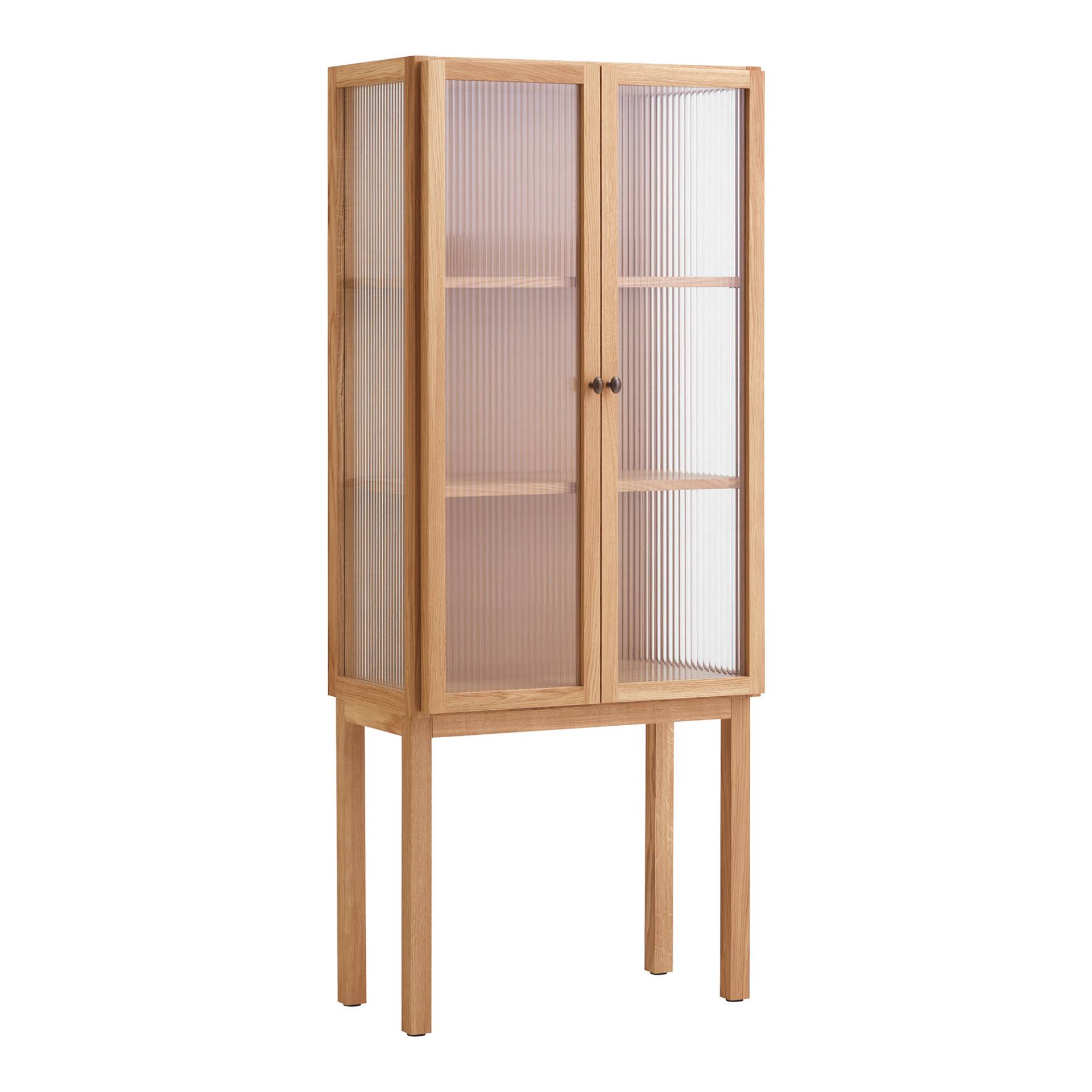 Audo - Curiosity Vitrine H 168 cm - eiche/natur/BxHxT 70.5x168x40.1 von Audo