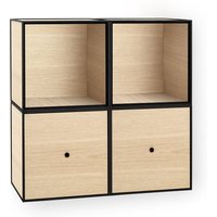 Audo - Frame Wandschrank 35 i(nkl. 2 Türen), Eiche von Audo