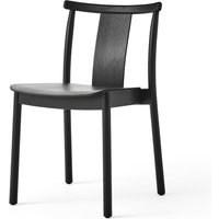 Audo - Merkur Dining Chair, schwarz / Eiche schwarz von Audo