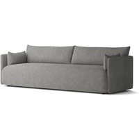 Audo - Offset Sofa, 3-Sitzer, dunkelgrau (Audo Bouclé 16) von Audo