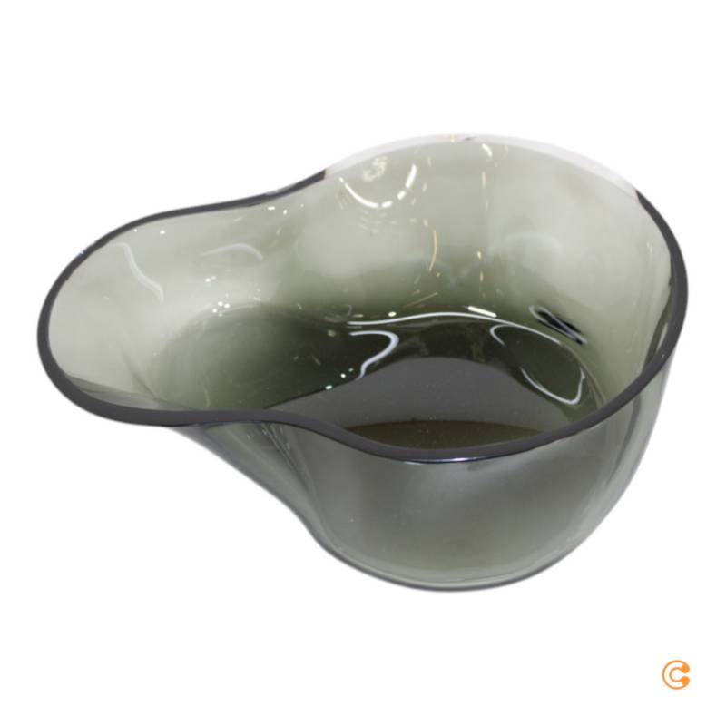Audo Schale Bowl Dekoschale Glas Rauchgrau 28x22cm Dekoration Siehe Text/Foto B-Ware von Audo