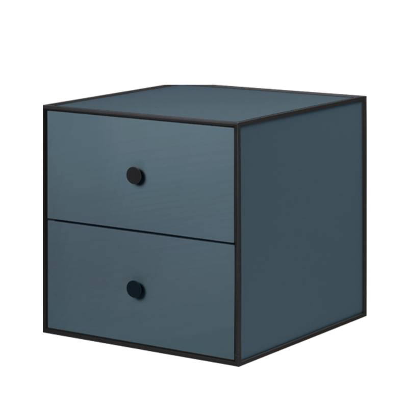 B-Ware Audo Wandschrank Schrank Frame 35 Nachttisch Beistelltisch Fjord Blau von Audo