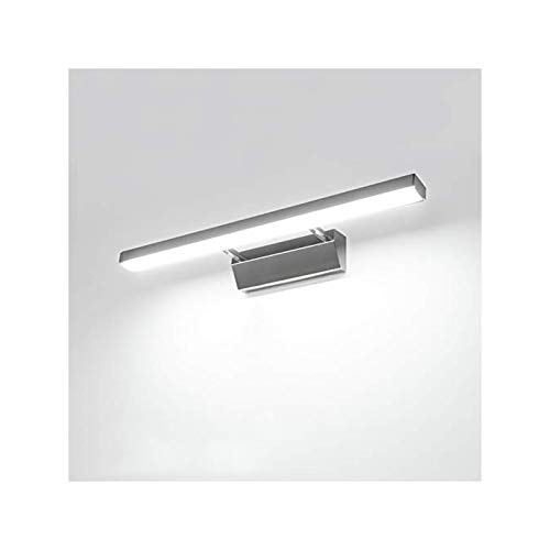 LED Spiegelleuchte Bad Spiegel Lampe 7W Kaltweiss Audor Spiegellampe Badezimmer/Badleuchte/IP44 100-240V,Nickel-Chromstahl LED Schrankleuchte,Produktlänge:400mm [Energieklasse A++] von Audor