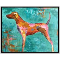 Hund Kunstdruck, Home Decor, Abstrakte Kunst von AudreyMartinArt