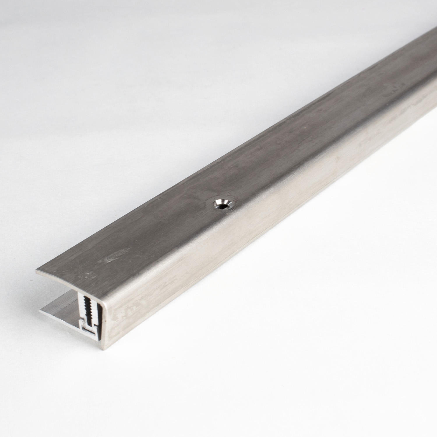 Auer Einfass- & Abschlussprofil Stratford H 17 mm B 25 mm Einfasshöhe 10 - 13 mm Edelstahl von Auer Metallprofile