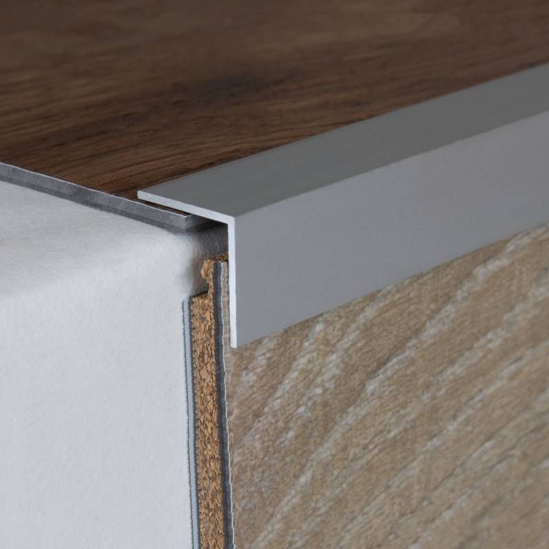 Auer Treppenkanten- & Winkelprofile Aracena Höhe 10 - 40 mm Aluminium von Auer Metallprofile