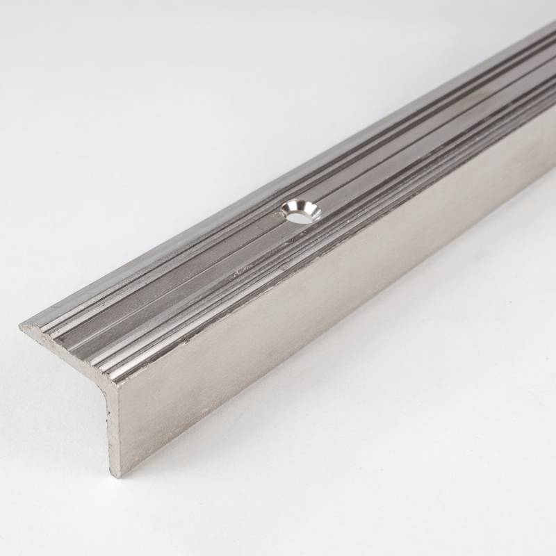 Auer Treppenkanten- & Winkelprofile Hastings Höhe 23 mm Breite 25 mm Edelstahl von Auer Metallprofile